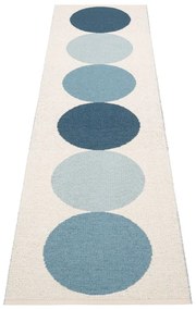 Синя и кремава пътека за открито и закрито 70x280 cm Otto Sky – Pappelina