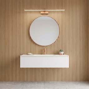 LED аплик за баня SWE015-1W 73cm BRUSH COPPER