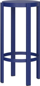Син стоманен бар стол (височина на седалката 75 cm) Doon – noo.ma
