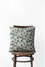 Ленена калъфка за възглавница Natural Eucalyptus, 45 x 45 cm - Linen Tales