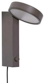 Кафява стенна лампа Crea – Hübsch