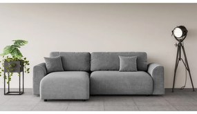 Сив разтегателен ъглов диван (променлив) Lorine – Ropez