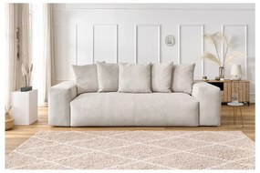 Кремав диван от рипсено кадифе 280 cm Voltaire – Bobochic Paris