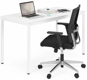 Кухненска маса бяла 120 x 60 cm - универсална маса за 4-5 души