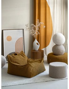 Кафяв детски пуф от букле Chair – Wigiwama