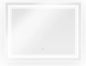 Стенно огледало със светлина 90x70 cm Zenith – Bonami Essentials