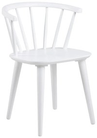 Бял трапезен стол Ida – Actona