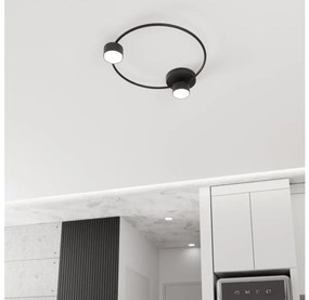 Плафон LUCIO 2xGX53/12W/230V черен