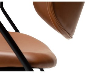 Кафяв фотьойл от изкуствена кожа в цвят коняк Zed - DAN-FORM Denmark