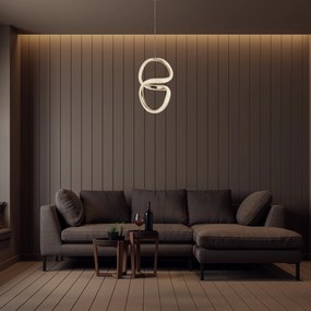 Висяща LED лампа G077-3CPR Gold