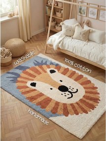 Памучен детски килим подходящ за пране/ръчно изработен 140x200 cm Snuggle Samba – Hanse Home