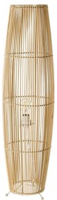 Подова лампа в естествен цвят с абажур от бамбук (височина 88 см) Natural Way - Casa Selección