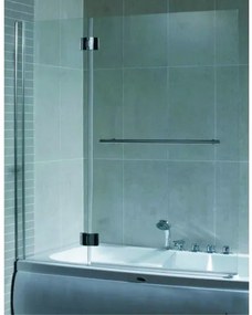 Подвижен параван за вана ICS 112 DF L, 126х140см, 5мм