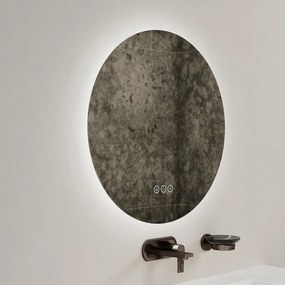 LED огледало за баня с нагревател MATEO, 79х79см, Inter Ceramic, 1970