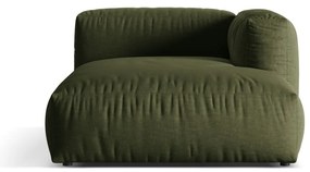 Зелен модул за диван (десен ъгъл) Martina – Micadoni Home
