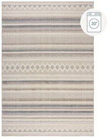 Сиво-бежов килим подходящ за пране 78x150 cm Everette – Flair Rugs