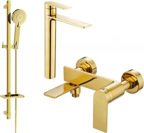 Mexen Zero DQ40 комплект за вана, златист - 7113DQ40-50