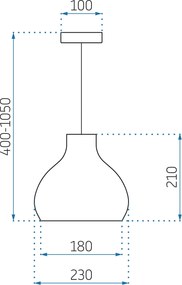 Пендел NATURAL APP984-1CP SMALL