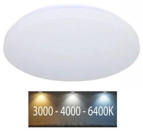 LED Плафон LED/18W/230V 31 см 3000K/4000K/6400K