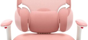 Ергономичен розов детски стол HC-999 - плат