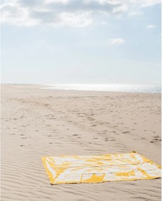 Жълто одеяло 165x200 cm Lino – noo.ma