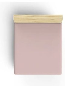 Розов еластичен памучен чаршаф 140x200 cm – Mijolnir