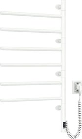 Електрически въртящ се сушилник за хавлии с термостат ARABESQUE 105W 80x49 cm бял