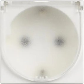 BTICINO Контакт ШУКО 2P+E 2 мод. 16A детска защита с капак IP20 цвят Бял Classia - RW4141C