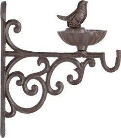 Esschert Design - Чугунена закачалка за кошница с хранилка за птици