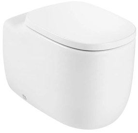 Тоалетна чиния, Roca, A3470B7000, стояща, с двойно оттичане, Rimless, 39.5x58x44.5см