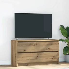 861813 vidaXL ТВ шкаф Artisan Oak 100x35x54 cm Инженерна дървесина