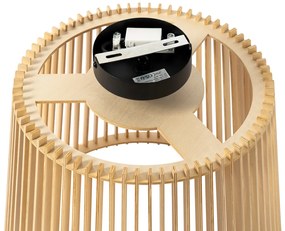 Рустикална външна таванна лампа дърво IP44 - Jayla