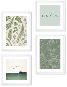 Картини в комплект 4 бр. 30x40 cm Calm – knor