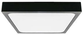 LED Плафон за баня LED/30W/230V 4000K IP44 42x42 см черен