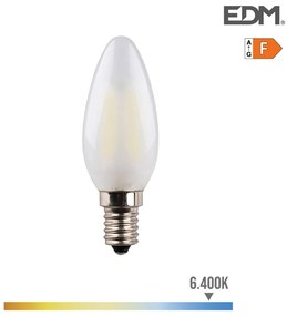 LED крушка EDM E14 4,5 W F 470 lm (6400K)