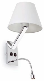 FARO 68506 - LED Стенна лампа MOMA 1xE27/60W/100-240V + 1xLED/1W
