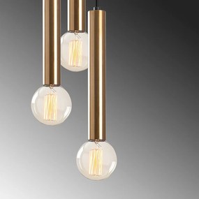 Висящо осветително тяло в златисто ø 22 cm Tempo – Opviq lights