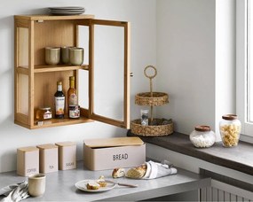 Висяща витрина в естествен цвят 40x60x20 cm Zamora – House Nordic