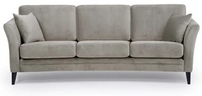 Кафяв кадифен диван 237 см Eden - Scandic