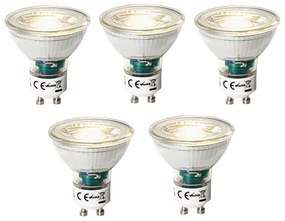 Комплект от 5 GU10 LED крушки с 3-степенно димиране 7W 600 lm 3000K