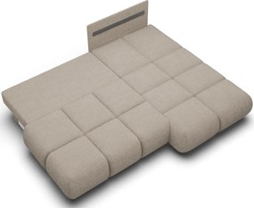 Ъглов Диван Лимо - Кафяв - Десен