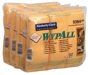 WypAll Микрофибърна кърпа 8394, 40 х 40 cm, жълта, 6 броя