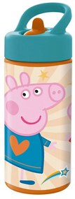 Бутилка за вода Peppa Pig Having fun Розов