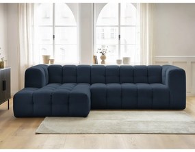 Тъмносин ъглов диван Cloud – Bobochic Paris