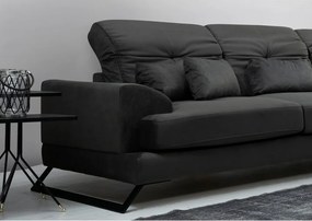 Тъмносив ъглов диван (десен ъгъл) Frido - Balcab Home