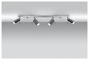Таванна лампа в сребристо 4L Etna - Sollux