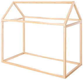 Къща детско легло в естествен цвят 70x140 cm Montessori – Roba