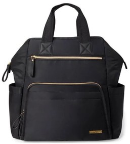 Skip Hop - Черна пелена чанта MAINFRAME за количка