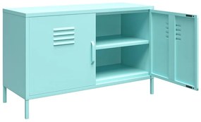 Светлосин метален шкаф 100x64 cm Cache - Novogratz