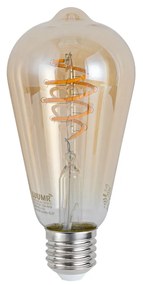 Комплект от 5 Интелигентни димируеми LED крушки E27 ST64 кехлибар 4.9W 320lm 2500K